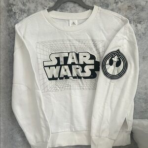 Disney Star Wars White Sweatshirt